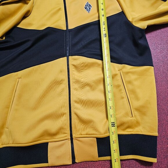 Ovadia & Sons Gold/Black Future Track Jacket L Athletic Fit Blokecore Casual - Picture 8 of 10